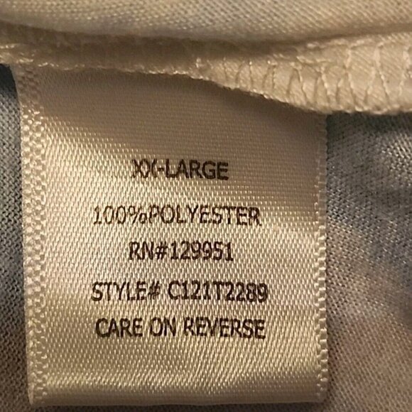 XXL French Bazaar Top Front Floral Multicolor Layers of Ruffles Lined - Picture 6 of 7